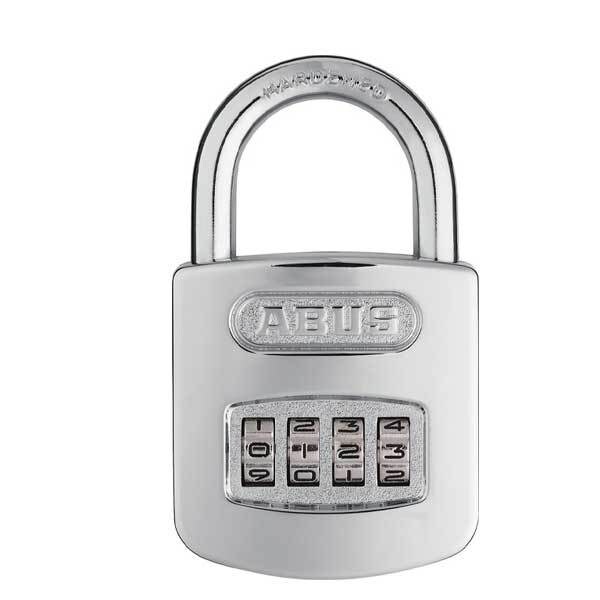 Abus: 160/50 C Steel/Chrome 4-Dial Resettable